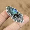 Gift For Women Pendant 925 Sterling Silver Natural Abalone Shell Gemstone