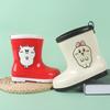 Botas de Chuva Impermeáveis de Desenho Animado Fofas para Crianças - Sola Macia, Antiderrapante para Crianças Grandes e Pequenas