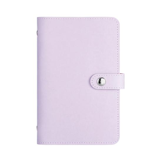 Cash Saving Binder Imitation Leather Clear PVC Pockets Tear-resistant Cash Holder for Bills Receipts Compact Money Organizer for Home Office Use