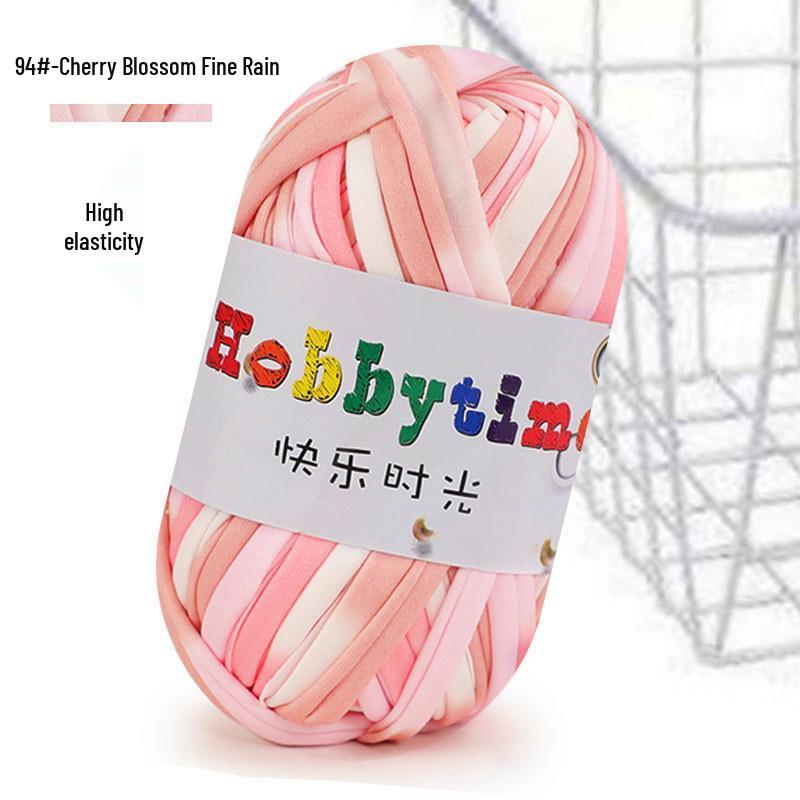 Cloth Strip Yarn DIY Crochet Kit: Handmade Bag, Knitting Material for Cushions, Carpets, and Dolls