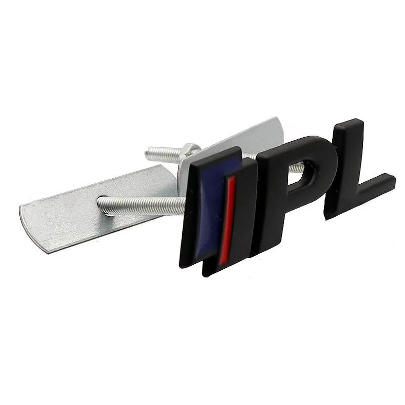 3D Metal IPL Logo Front Grill Car Emblem Badge Sticker Decals Accessories For Q50 Q50L Q30 Q70 G25 QX60 QX70 FX35 FX37
