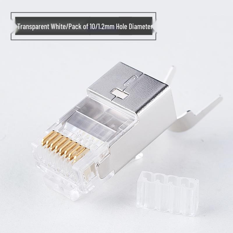 Cat 6A/5E Geschirmter RJ45 Gigabit-Netzwerkkabel-Stecker für Breitband und Telefon