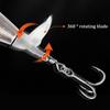 5pcs Fishing Lures Set Hard Baits Artificial Fish Shaped Lures with Treble Hooks for Freshwater Saltwater Fishing Tackle Accessories
