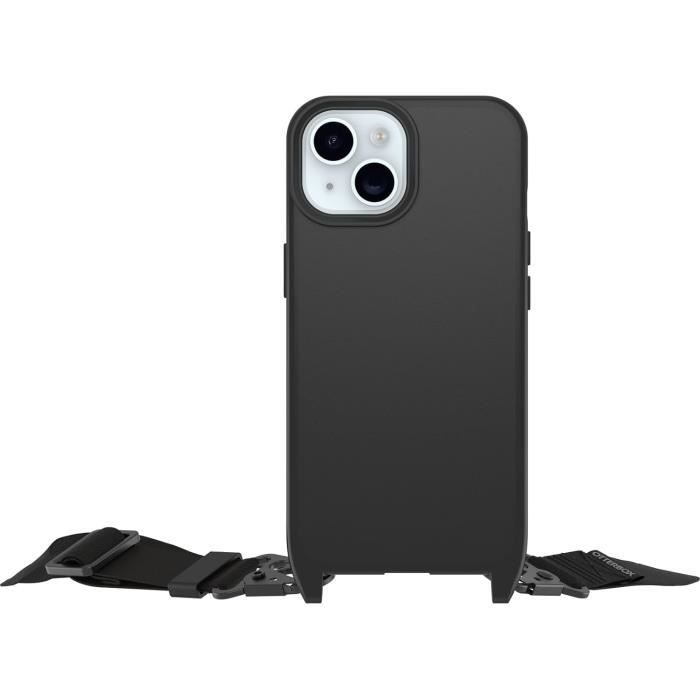 Étui - otterbox - iphone 15 - coque ultrafine - magsafe - bandoulière réglable