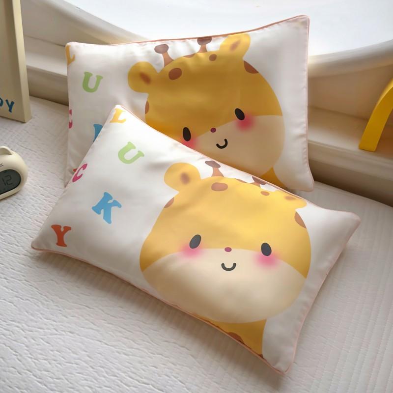 Soft Tencel Pillowcase Kids Toddler Bedding Set 30x50cm 35x55cm 40x60cm Cool Feel Cotton-Like Sleep Cover
