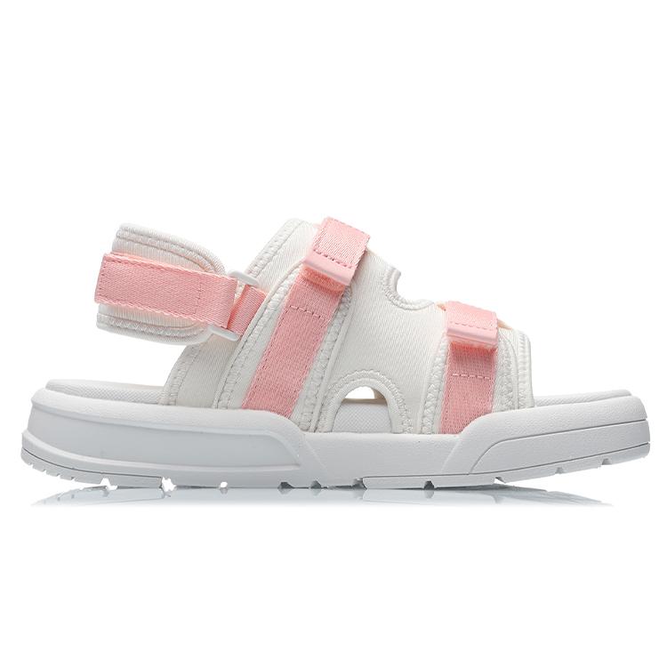 Li Ning Coca Beach Sandals Women's Pink White AGLR026-3
