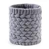 Winter Neckerchief Soft Windproof Fabric Velvet Lining Thickened Knitting Scarf Cold Weather Neck Warmer