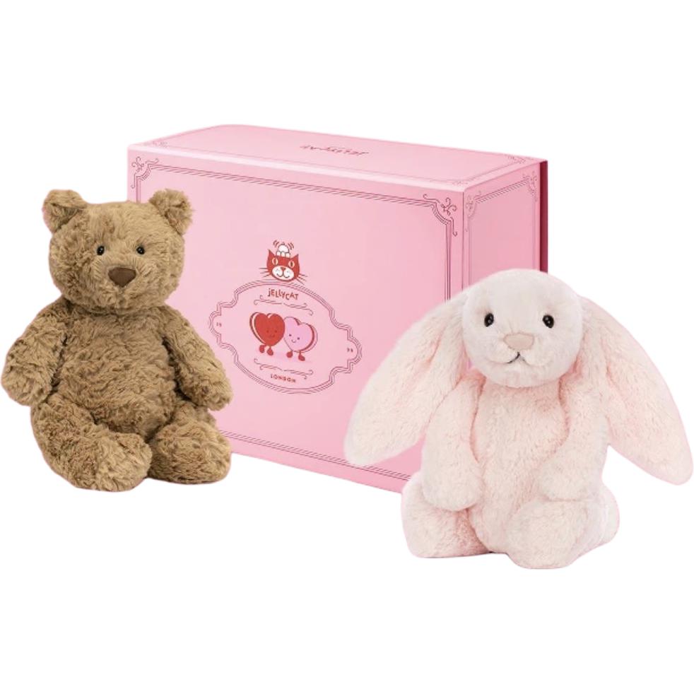 

JELLYCAT Bunny Collection Classic Partner Box Dolls Plush Doll 22cm/23cm Height In Sitting Posture BUN260203