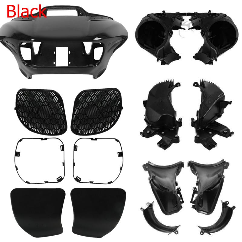 Motorcycle Front Outer Inner Fairing Speaker Glove Box Air Duct For Harley Road Glide 2015-2024