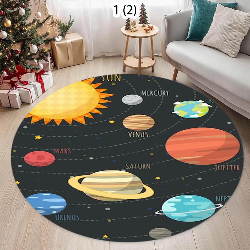 

Nordic Round Zebra Stripe Rug Black & White Striped Design Living Room Coffee Table Carpet Bedroom Bedside Floormat Minimalist 80cm