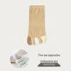 Women's Five-Toe Summer Socks - Candy Color, Sweat-Absorbing, Anti-Odor, Thin Split-Toe Design for Spring and Autumn.