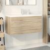 VidaXL Ensemble de meubles de salle de bain 2 pcs chêne sonoma 3324966