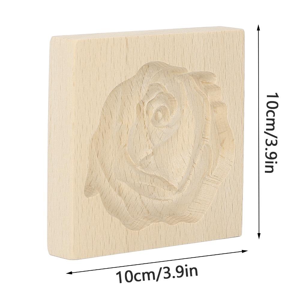 Fruit Tree Roses Cookie Cutter Heart Rose Bunny Flower Baking Stamp Pastry Mold Christmas Baking Red Roses