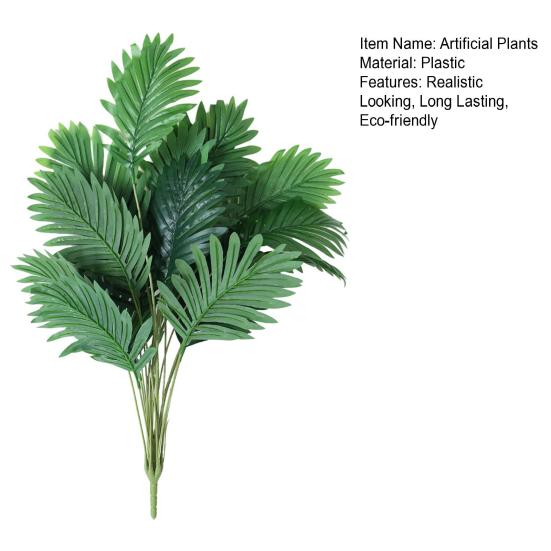 Flori Artificiale Plante Copac Frunze Mari Aspect Realist Textură Fină