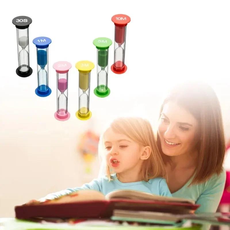 Heimdekorationszubehör Kindergarten Kind Timer Figuren Kunststoff Sanduhr Zähne putzen Dekor Zimmer Handwerk Garten