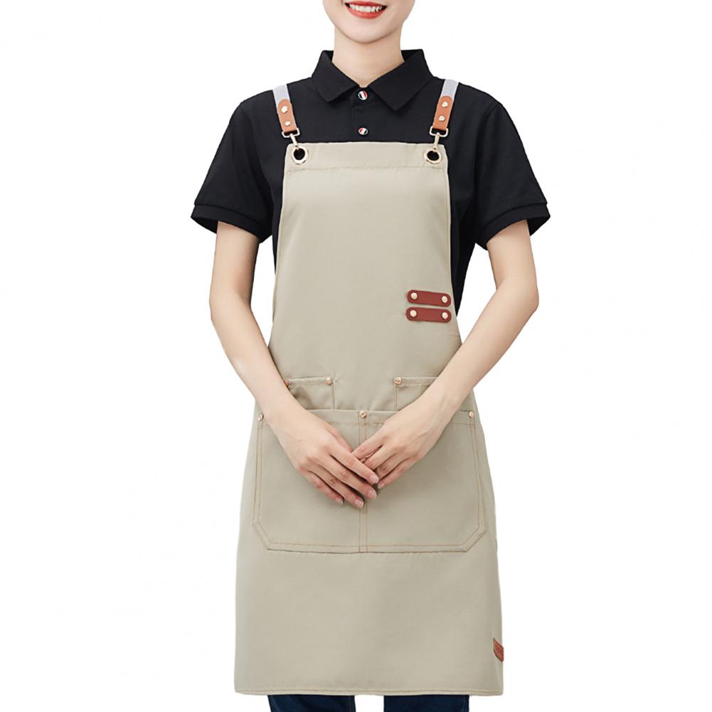 Tablier épais et imperméable pour homme et femme, anti-graisse, anti-taches, pour chef, café, restaurant, serveur, barbecue, cuisine