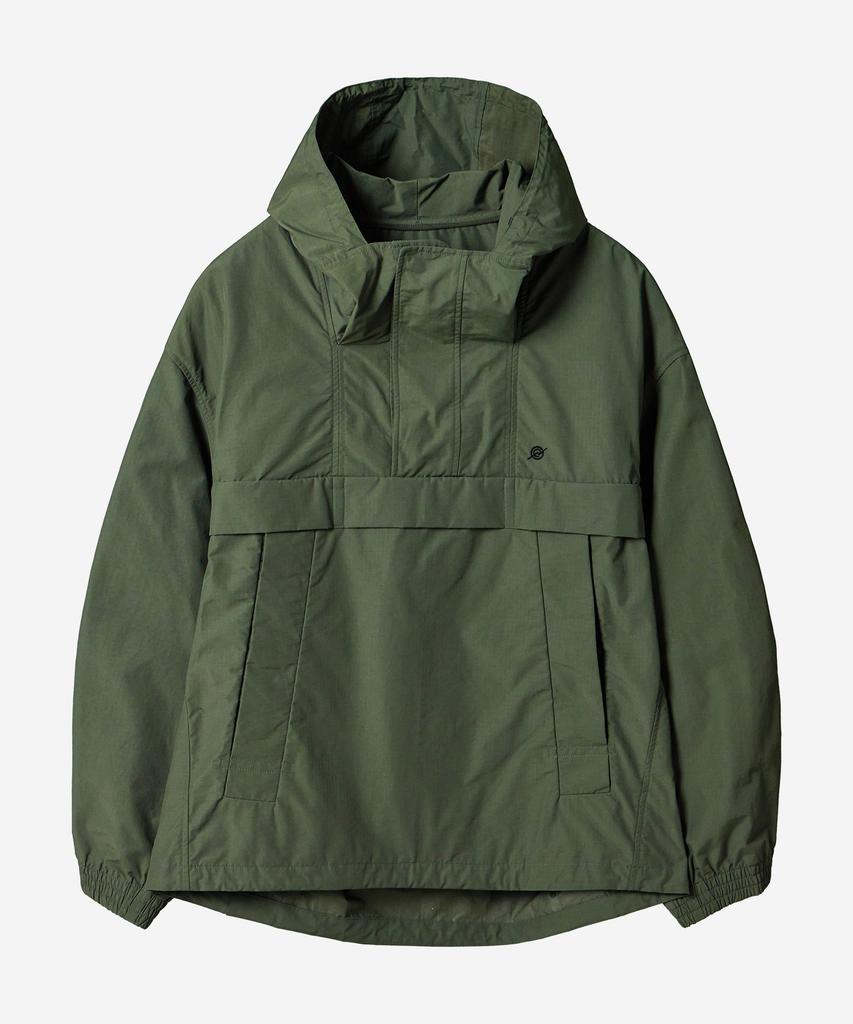 Kalapatthar Nylon Rib Pullover Jacket - Khaki