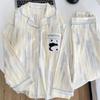 Milian Women's Cute Cartoon Cloud Cotton Pajamas