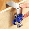 2pcs Press Lock Drawer Front Installation Clamps Stainless Steel Cabinet Jig Tool  Woodworking