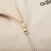 Adidas Letter Stand Collar Zipper Casual Long Sleeve Jacket Men Jacket Khaki JJ0432