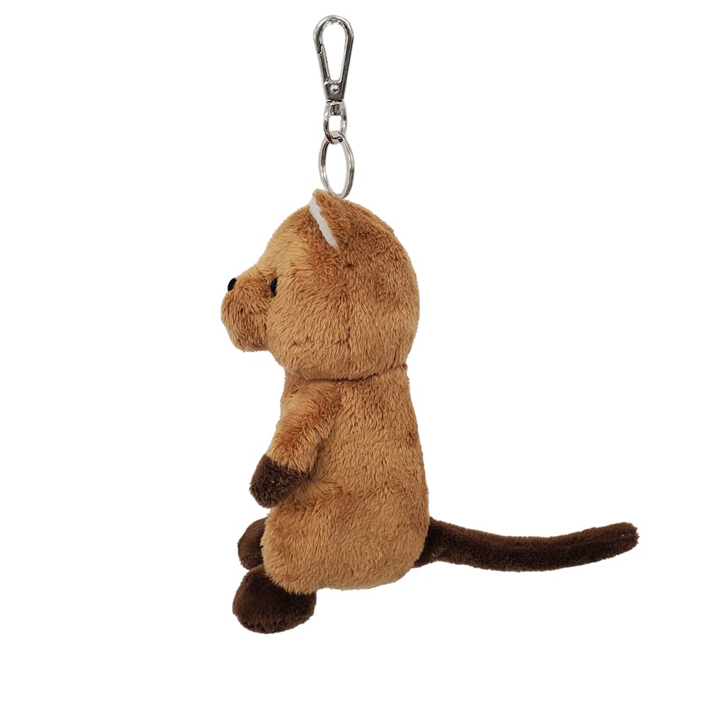 BESTEVER Wildtier-Plüschtier 48114 Schlüsselanhänger, Maskottchen, Quokka,