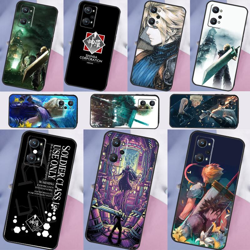 Final Fantasy VII For Realme GT Neo 5 3 2 C55 C35 C33 C31 C30 C25 C21Y C15 C11 Realme 10 8 9 11 Pro Plus Case