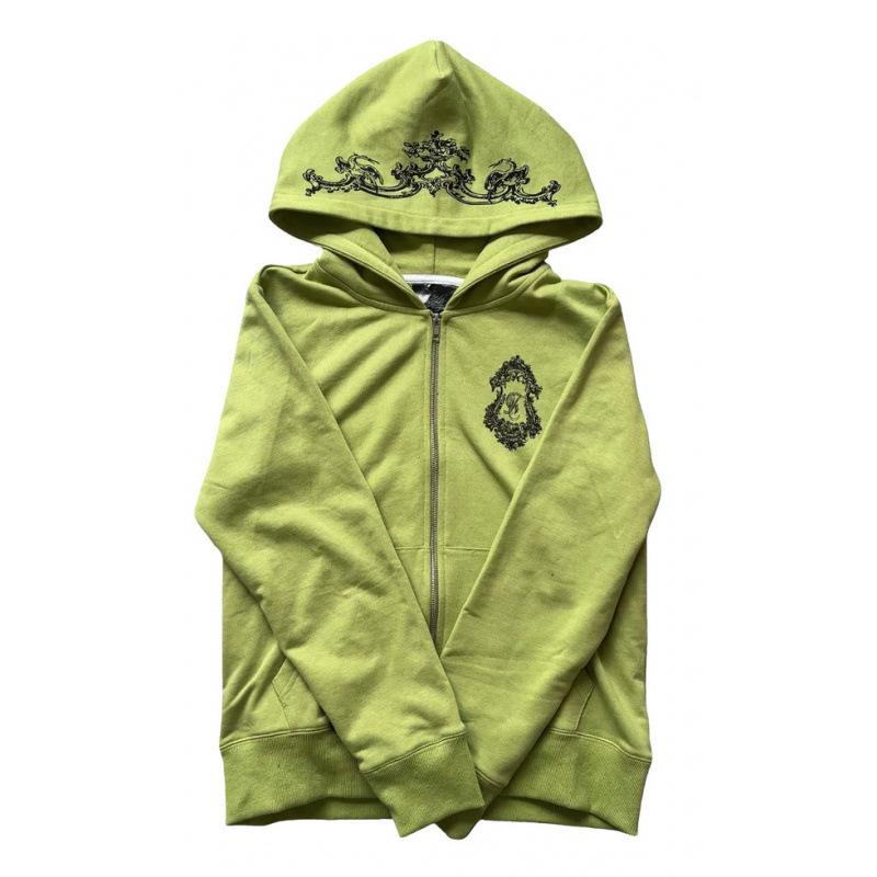 3D Printed Zipper Hooded Sweater Geometric Pattern Street Fashion Loose Hoodie Versatile Casual Versatile