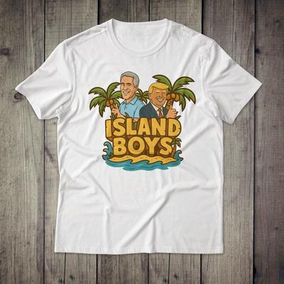Island Boys Trump Epstein Maglietta Unisex B18014