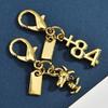 Exquisite Heart Letter Keychain For Women Bag Pendant Car Keyring Creative  Backpack Charm Decoration Accessories Gifts