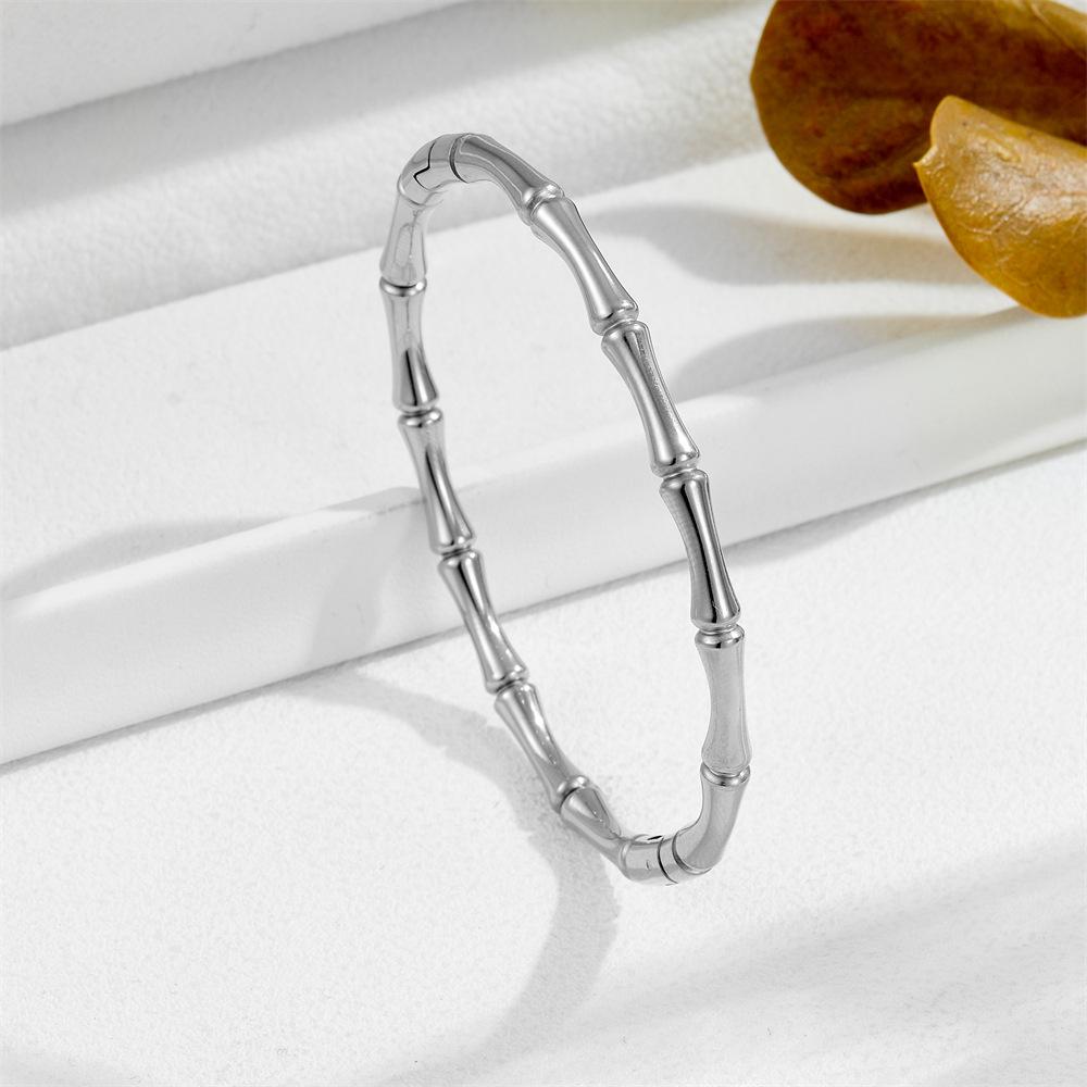 2026 Fashion Bamboo Light Luxury High-end Bracelet Women, Versatile Simple Round Beads Personalized Ins Wind Bracelet