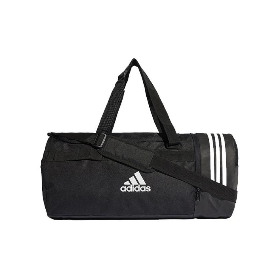 Adidas Large Capacity Travel Tote Football Team Training Polyester Barrel Gym Bag Unisex Bags Black CG1533 Black