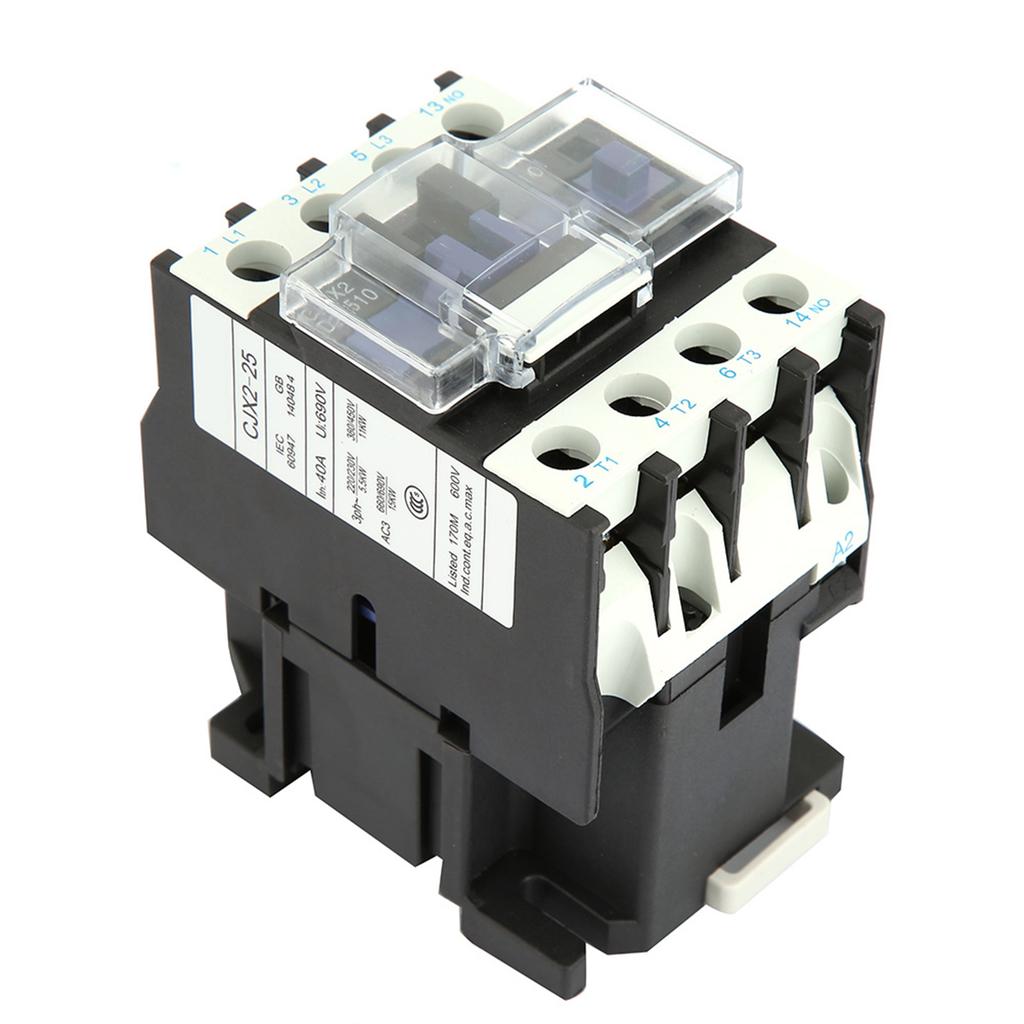 CJX2‑25 Rail Mount Contactor Industrial Electric Contactor (110VAC)