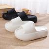 Fashion Thick Bottom Eva Slippers for Women Fashion Solid Color Platform Sandals Woman Summer 2025 Indoor Outdoor Non Slip Beach Slides