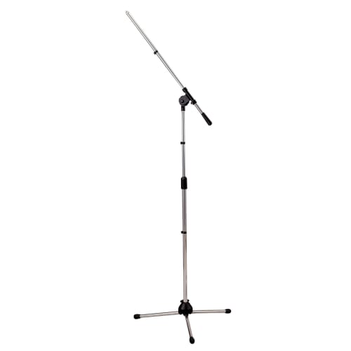Kikutani MS-200 Chrome Boom Microphone Stand (Compatible with Straight Stands)