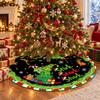 Christmas Tree Skirt, 47.6 Inch Round Tree Base Cover for Christmas Holiday Decoration