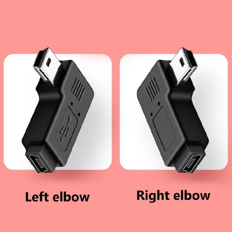 90-Grad-Mini-USB-Stecker auf Buchse Verlängerungsadapter für effizientes Laden und Datensynchronisation