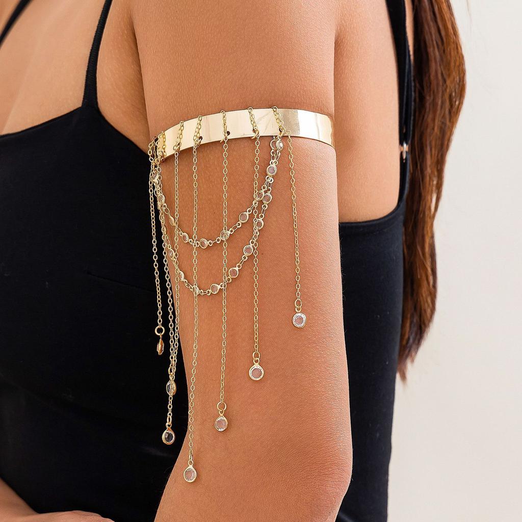 Western Style Beaded Fringed Arm Chain Arm Ring Bohemian Love Arm Bracelet Women