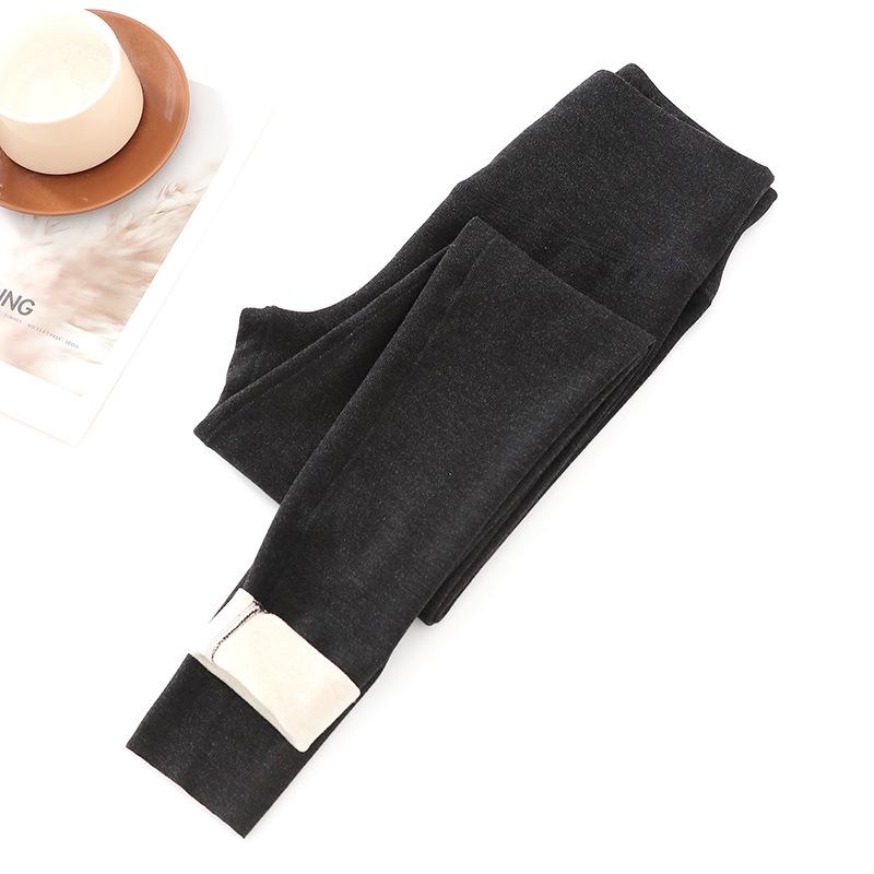Women's High Waist German Velvet Cashmere-Lined Leggings - Slimming, Warm, Autumn/Winter Outerwear