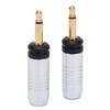 3.5mm Repair Plug Solder Type Gold Plated Replacement Mono Male 3.5mm Plug for   Clear Mg Celestee Stellia
