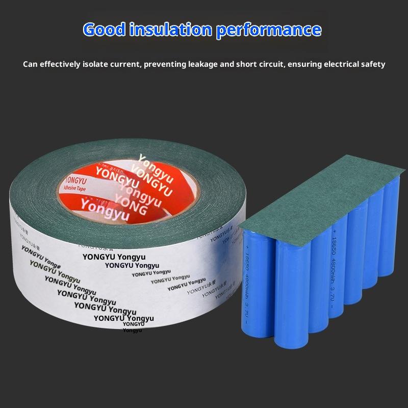 1Pcs Cell Insulating Glue Patch Width 50/60/65/70Mm 18650 Battery Insulation Gasket Barley Paper Electrode Insulated Pads