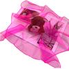 2 Pcs Women Kerchief Smooth Satin See-through Solid Color Mesh Thin Adjustable Decorative Lightweight Soft Aquaman Dance Square Dance Stewardess Neck