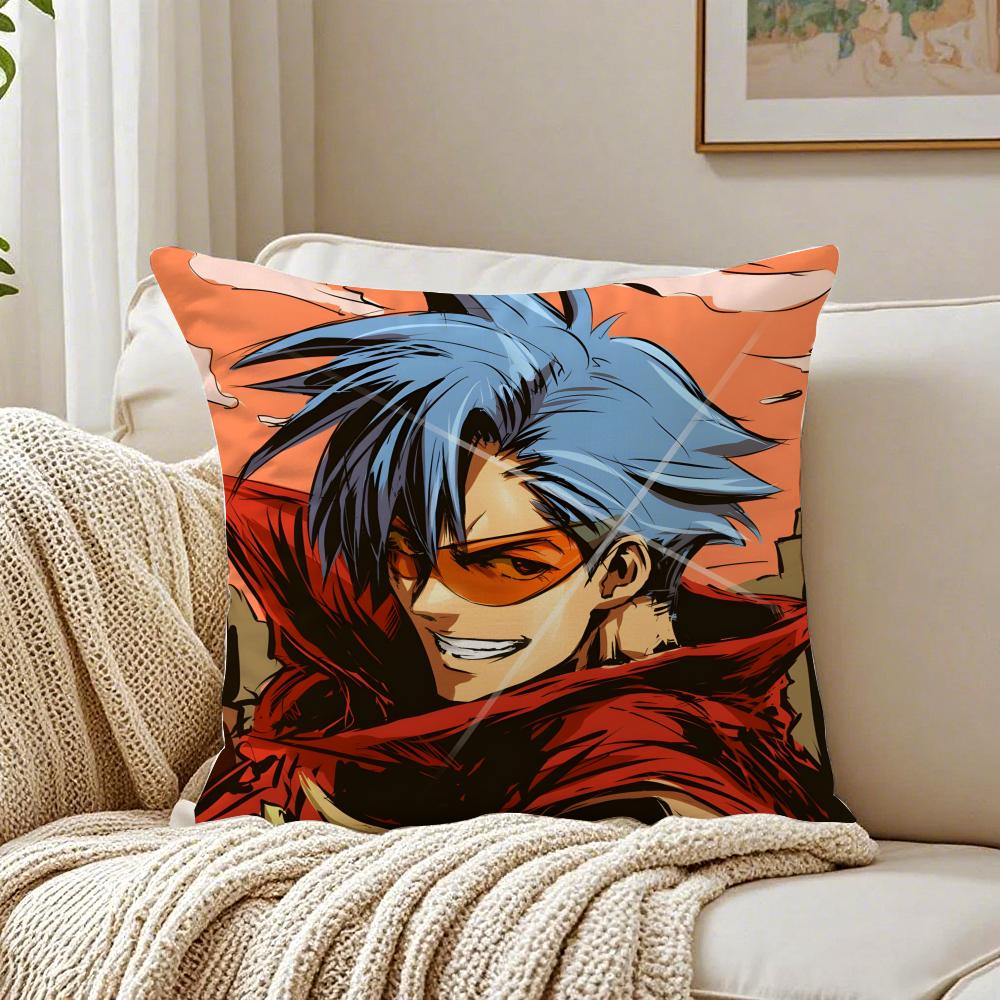 

Anime explosive GGurren LLagann Cushion Cover Pillowcase Antidustmite living Room Sofa Decor Cushion Room 30X30cm