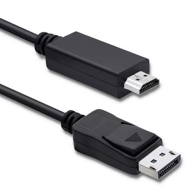 Qoltec DisplayPort V1.2 Męski | HDMI Męski | 5K | 1m