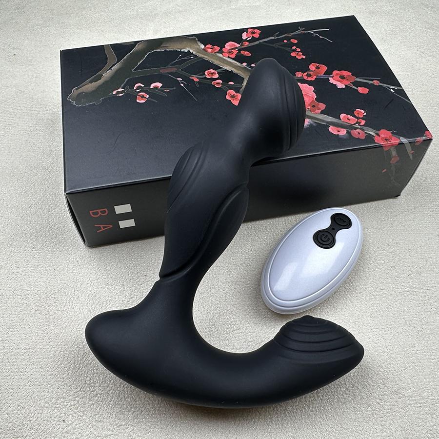 Male Prostate Massage Vibrator remote control dual motor Anal Plug Silicone  Male Masturbator Adult Sex Toys for Men