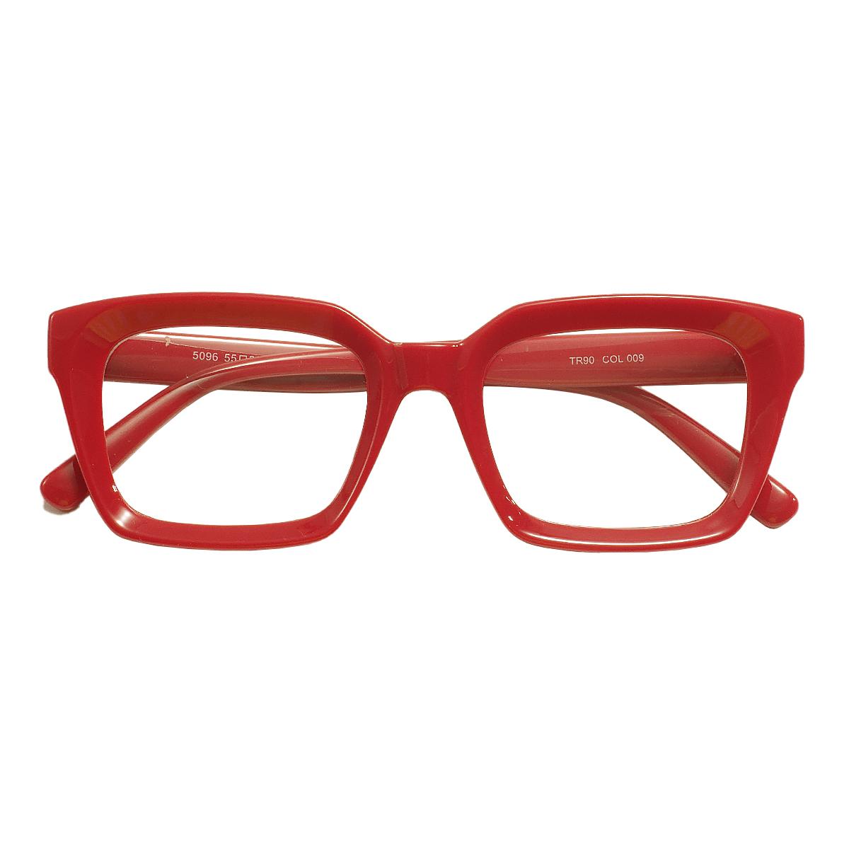

TR90 Large Full Rim Rectangular Women Spectacle Fashion Square plastic Leopard Clear Glasses Frame For Prescription Lenses красный
