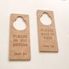 PU Do Not Disturb Signs Make Up Room Door Knobs Hanger Pendant  Bar Hotel Mall Office Supplies