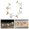 Easter Party 1 M Easter Garland Colorful Bunny And Carrot Decor Holiday Festive Decor Wooden Beads 1 Meter Length