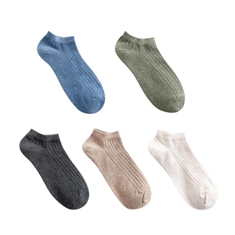 

5 пар женских носков, мягкие, дышащие, до щиколотки, носки-лодочки, низкие, спортивные носки, нескользящие, невидимые носки One size