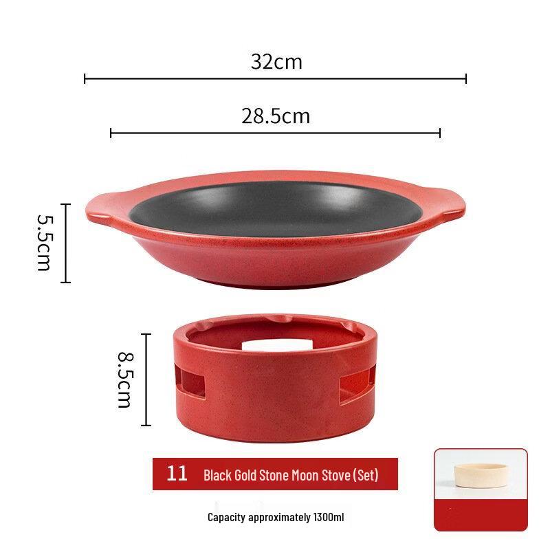 ZISIZ Ceramic Insulated Serving Pot