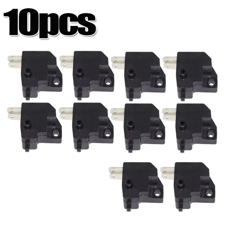 Left and Right Disc Brake Switch Left Side Right Side Disc Brake Switch ATV Accessories Universal Front Brake for Motorcycle 10pcs black